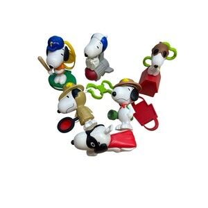 The Peanuts Snoopy 2018 McDonalds Happy Meal Toys - Lot of 6
